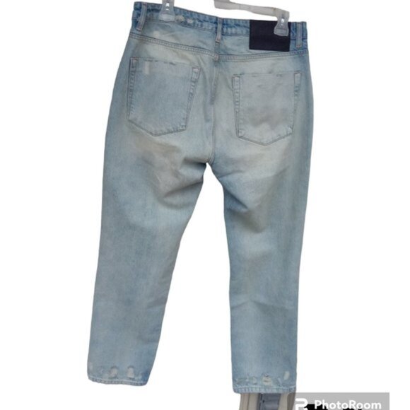 One Teaspoon Baggies distressed jeans sz 31 NEW - Picture 2 of 13